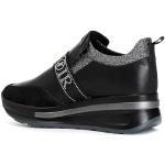 Sneakers invernali larghezza E casual nere numero 39 con allacciatura elasticizzata per Donna CafèNoiR PIetra 