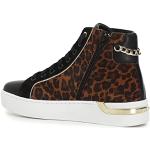 Sneakers alte larghezza E casual numero 39 leopardate per Donna CafèNoiR 