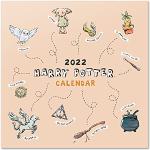 Calendari mensili arancioni Harry Potter 