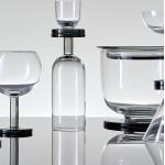 Bicchieri bianchi di vetro da cocktail Tom Dixon 