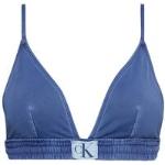 Bikini scontati blu M a triangolo per Donna Calvin Klein 