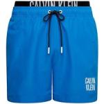 Pantaloncini scontati blu M da mare per Uomo Calvin Klein 