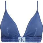 Bikini blu L a triangolo per Donna Calvin Klein 