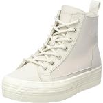 Sneakers alte larghezza E casual beige numero 38 in similpelle Bio per Donna Calvin Klein Jeans 