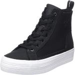 Sneakers alte larghezza E casual nere numero 39 in similpelle per Donna Calvin Klein Jeans 