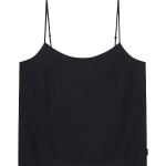 T-shirt pigiama scontate nere S in viscosa senza manica per Donna Calvin Klein Underwear 