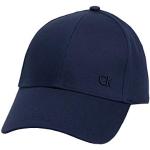 Cappelli estivi scontati blu navy in twill per Uomo Calvin Klein 