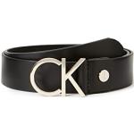 Accessori moda 85 cm scontati eleganti neri S di pelle per Donna Calvin Klein CK 