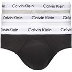 Slip scontati neri S di cotone lavabili in lavatrice per Uomo Calvin Klein CK 