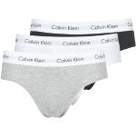 Calvin Klein Slip Hipster Uomo Confezione da 3 Cotone Elasticizzato, Multicolore (Black/White/Grey Heather), L