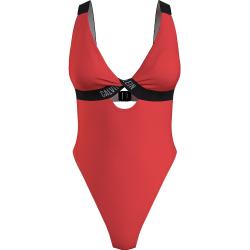 Calvin Klein Fashion Fit Swimsuit Rosso S Donna