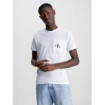 Magliette & T-shirt scontate bianche XL sostenibili mezza manica con manica corta per Uomo Calvin Klein Jeans 