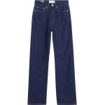 Jeans dritti scontati blu di cotone per Donna Calvin Klein Jeans 