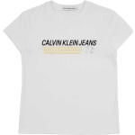 Top scontati bianchi 10 anni di cotone per bambina Calvin Klein Jeans di Dressinn.com 