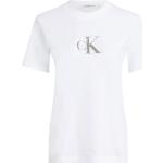 Magliette & T-shirt scontate bianche S con paillettes sostenibili mezza manica con manica corta per Donna Calvin Klein Jeans 