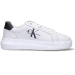 Sneakers stringate larghezza E scontate casual bianche numero 40 con stringhe con tacco da 3 cm a 5 cm per Donna Calvin Klein Jeans 