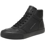 Sneakers alte larghezza E scontate casual nere numero 41 con cerniera per Uomo Calvin Klein 
