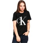 Magliette & T-shirt scontate nere M di cotone mezza manica con manica corta per Donna Calvin Klein 