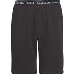 Pantaloni casual neri S in poliestere lavabili in lavatrice del pigiama per Uomo Calvin Klein 