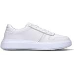 Sneakers larghezza E scontate bianche numero 46 con tacco da 3 cm a 5 cm per Donna Calvin Klein 