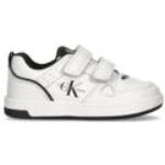 Sneakers larghezza E scontate bianche numero 28 per neonato Calvin Klein 