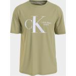 Calvin Klein T-Shirt Dynamic Ck Center Chest Verde Uomo KLJ30J320189-L9F-G7A-XS