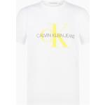 Magliette & T-shirt scontate bianche S di cotone bio con scollo tondo con scollo rotondo per Uomo Calvin Klein 