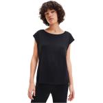 T-shirt pigiama scontate nere L di modal mezza manica per Donna Calvin Klein Underwear 