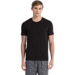 T-shirt pigiama scontate nere S mezza manica per Uomo Calvin Klein Underwear 