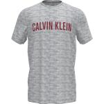 T-shirt pigiama scontate grigie L di cotone mezza manica per Uomo Calvin Klein Underwear 