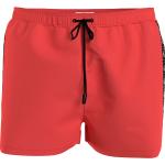 Pantaloncini scontati rossi XL in poliestere da mare per Uomo Calvin Klein Underwear 