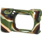 Camera case in silicone morbido EasyCover custodia per Sony A6000 A6300 A6100 A6400 Camouflage