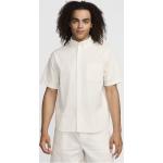 Magliette & T-shirt casual grigie XL in seersucker traspiranti mezza manica con manica corta per Uomo Nike 