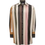 Camicie scontate classiche multicolore di cotone a righe manica lunga con manica lunga J.W.Anderson 