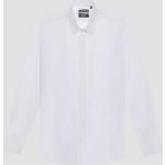 Camicie stretch classiche bianche in popeline tinta unita per Uomo ANTONY MORATO 