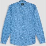 Camicie stampate scontate blu reale di cotone a fiori per Uomo ANTONY MORATO 