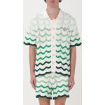 Camicie verdi L di lana per Uomo Casablanca 