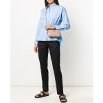 Camicie blu S di cotone manica lunga con taschino per Uomo Prada 