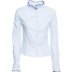 Camicie stampate scontate blu chiaro XL di cotone per Donna Fracomina 