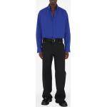 Camicie classiche blu manica lunga con manica lunga per Uomo Burberry 