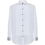 Camicie diplomatiche bianche S di cotone a righe per Uomo 