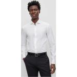 Camicie stretch da cerimonia bianche di cotone tinta unita per cerimonia per Uomo Boss 