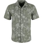 Camicie hawaiane verdi XXL mezza manica per Uomo Only & sons 