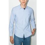 Camicie Oxford blu di cotone manica lunga per Uomo Ralph Lauren Polo Ralph Lauren 