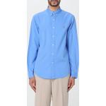 Camicie blu L in popeline per Uomo Ralph Lauren Polo Ralph Lauren 