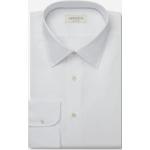 Camicie Oxford bianche 3 XL taglie comode di cotone manica lunga per Uomo 