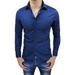 Camicie eleganti blu elettrico XL per Uomo 