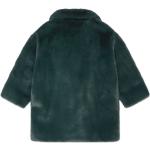 Cappotti scontati verde scuro 8 anni di eco-pelliccia manica lunga per bambini 