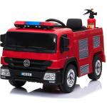 Camion Dei Pompieri Elettrico Per Bambini 12v Babyfun Rosso