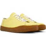 Sneakers stringate larghezza E casual gialle numero 46 di gomma con stringhe per Uomo Camper Peu 